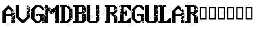 AVGmdBU Regular字体转换